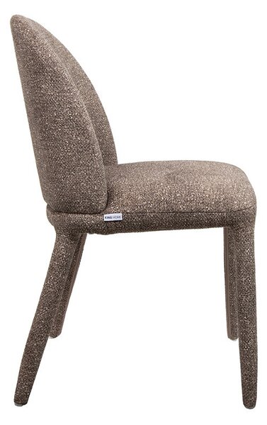 King Home TUYA szék barna poliészter kárpitozott ergonomikus