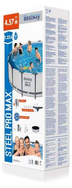 Bestway Steel Pro MAX Medence Szett - 4,57x1,22m