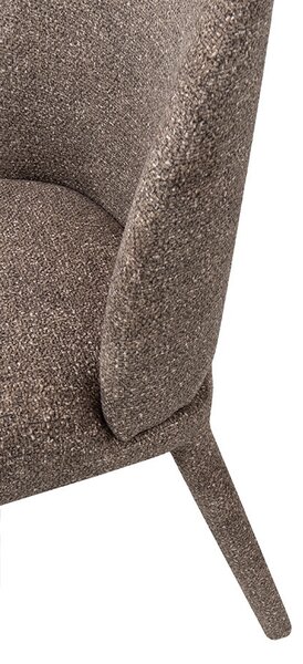 King Home TUYA szék barna poliészter kárpitozott ergonomikus