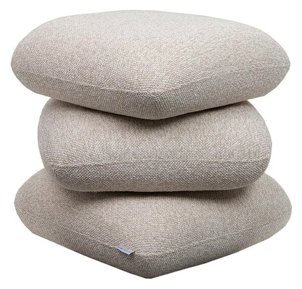 King Home STONES Pufa Boucle Bézs Organikus Forma