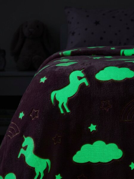 Sinsay - Takaró fluoreszkáló mintával - fuksziaszínű