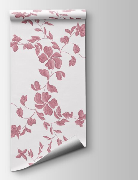 Fotótapéta Rózsaszín virágok mintája, Designer fali fotótapéta, Népszerű fotótapéta, t00430 - Tapeko.hu