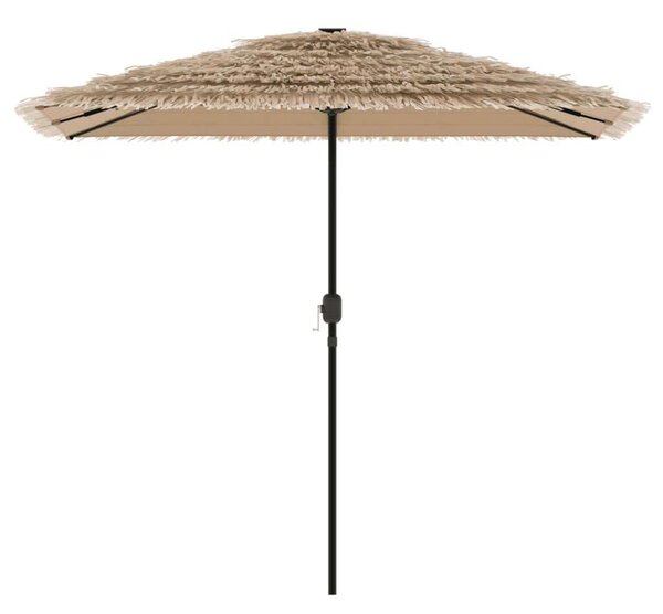 VidaXL Napernyő - Szalmatetős LED - 248cm