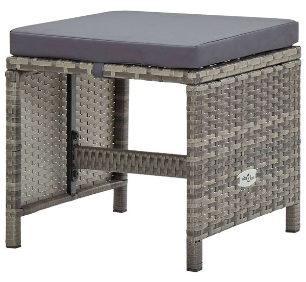 VidaXL Kültéri Polyrattan Étkezőgarnitúra - 9 részes
