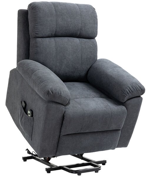 Homcom elektromos szék emelővel, zsebekkel és távirányítóval – Senior Comfort