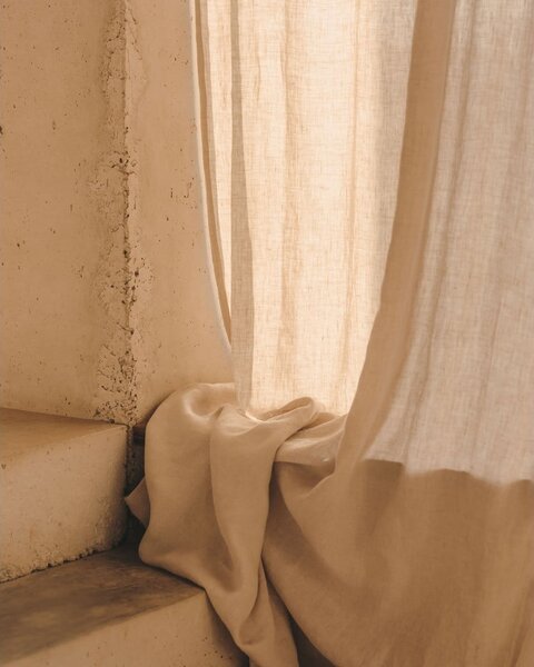 Bézs függöny 140x260 cm Mahina – Kave Home