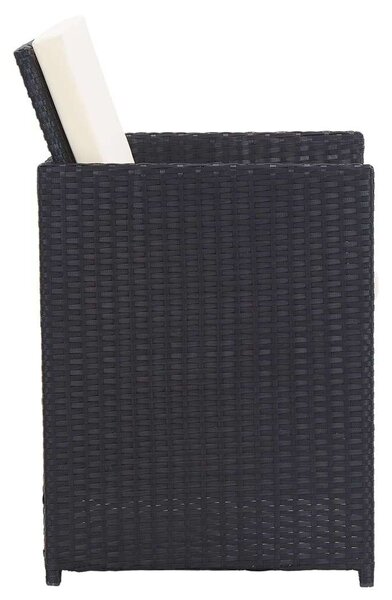 VidaXL Polyrattan Kültéri Étkezőszett - 15 részes