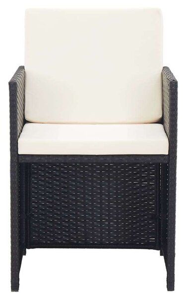 VidaXL Polyrattan Kültéri Étkezőszett - 15 részes