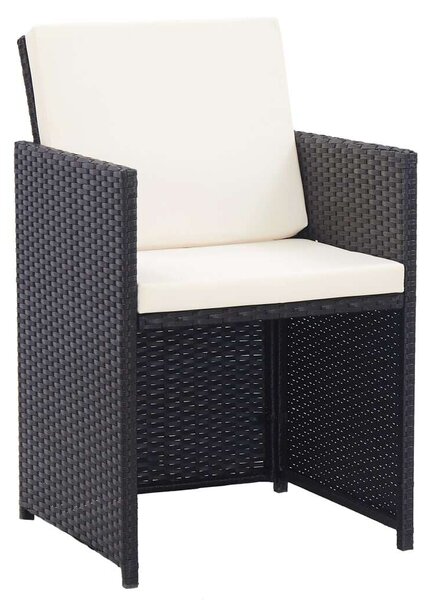 VidaXL Polyrattan Kültéri Étkezőszett - 15 részes