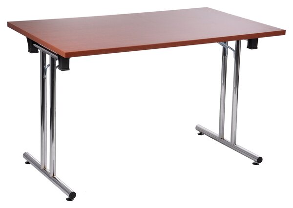ALB-SC-921-59CH összecsukható asztal krómozott lábbal (160 cm)