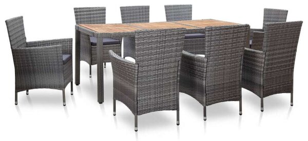 VidaXL Polyrattan Kertbútor Szett - 8 Fős