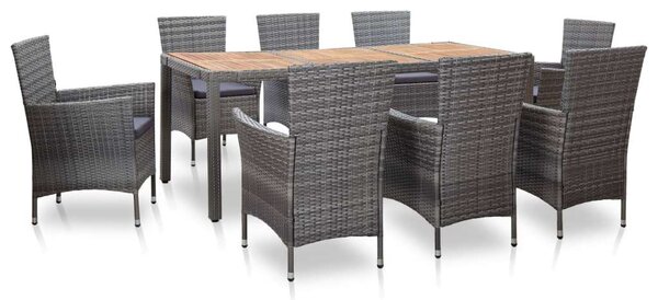 VidaXL Polyrattan Kertbútor Szett - 8 Fős