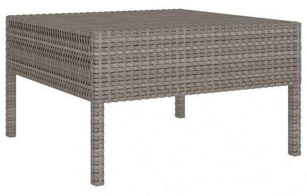 VidaXL Polyrattan Kerti Ülőgarnitúra - 14 részes - Szürke