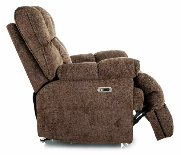Homer elektromos relax fotel Raven cappuccino hintafunkcióval