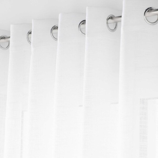 Fehér fényáteresztő függöny 400x240 cm Haltona – douceur d'intérieur