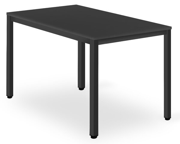 Fekete étkezőasztal TESSA 120x60