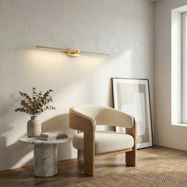 Fürdőszobai fali LED lámpa APP1894-1W 80 cm BRUSH GOLD