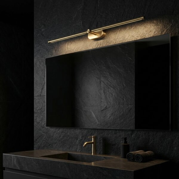 Fürdőszobai fali LED lámpa APP1894-1W 80 cm BRUSH GOLD