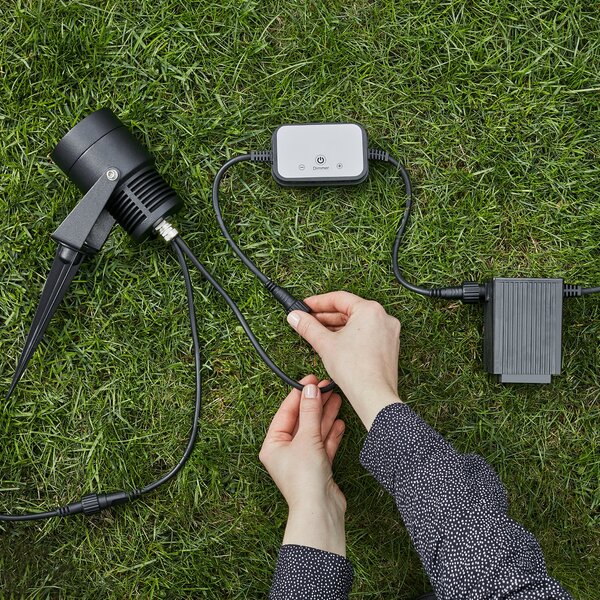 Kültéri Lámpa Markslöjd, Garden 24, dimmable, Fekete, Fém, Modern