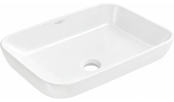 Mexen Nina beépített mosdókagyló 51 x 33 cm, fehér - 21665100
