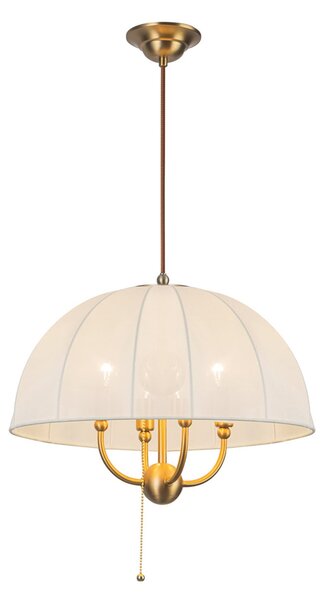 Függőlámpa Elstead, Crosby, dimmable, Bézs, Nappali, Fém, Vintage