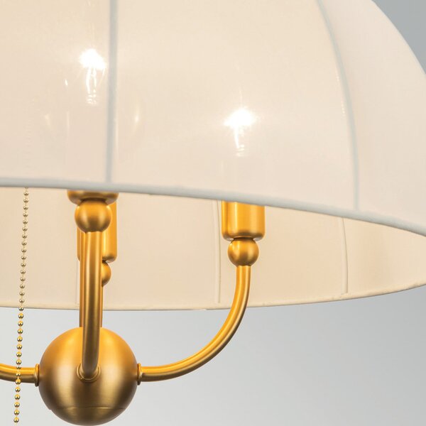 Függőlámpa Elstead, Crosby, dimmable, Bézs, Nappali, Fém, Vintage