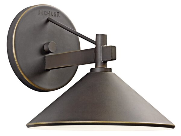 Kültéri Lámpa KICHLER, Ripley, dimmable, Bronz / Öreg Sárgaréz, Alumínium, Modern