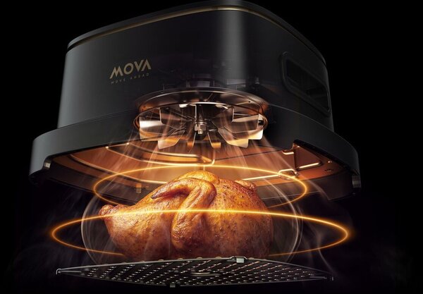 Mova AF20 Pro fritőz, fekete