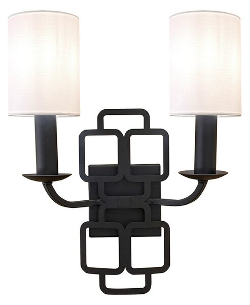 Fali Lámpa HINKLEY, Sabina, dimmable, Fekete, Nappali, Fém, Modern