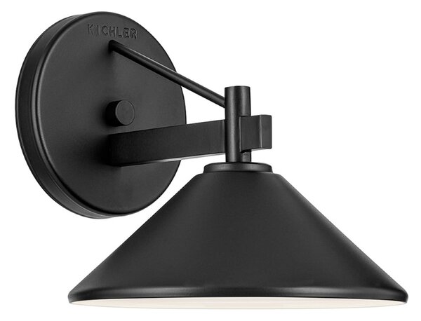 Kültéri Lámpa KICHLER, Ripley, dimmable, Fekete, Alumínium, Modern