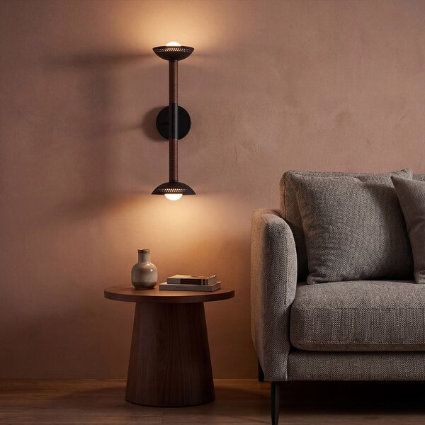 Fali Lámpa Elstead, Arden, dimmable, Fekete, Nappali, Alumínium, Modern