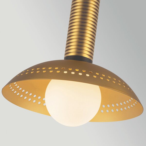 Függőlámpa Elstead, Arden, dimmable, Arany / Sárgaréz, Nappali, Alumínium, Modern