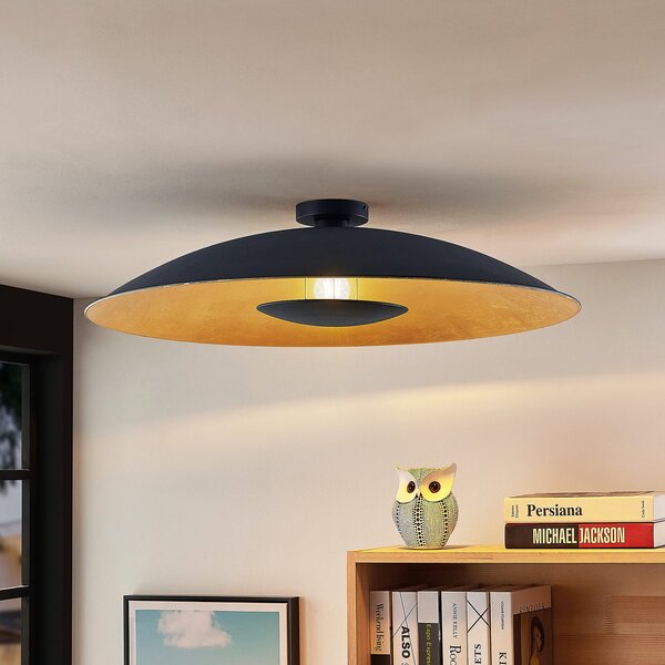 Mennyezeti Lámpa Lindby, Narisara, dimmable, Fekete, Nappali, Fém, Modern