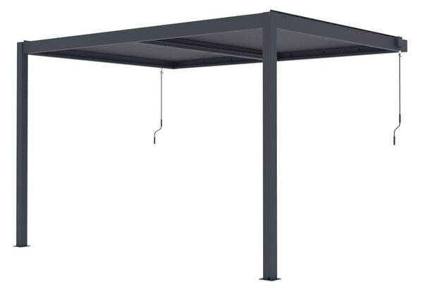 G21 Trenton 4x3 m bioklimatikus pergola, antracit alumínium