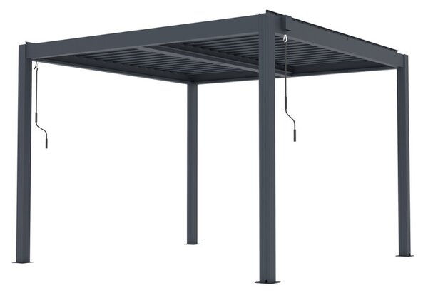 G21 Austin Premium 3x3 m bioklimatikus pergola, antracit alumínium