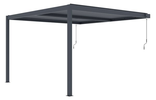 G21 Trenton 4x4 m bioklimatikus pergola, antracit alumínium