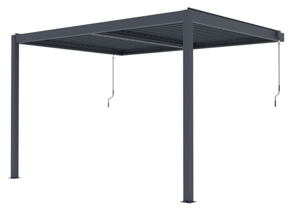 G21 Trenton Premium 4x3 m bioklimatikus pergola, antracit alumínium