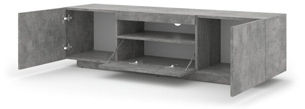 AURA TV-állvány 150 cm, beton színben