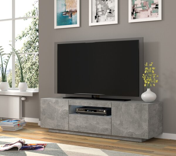 AURA TV-állvány 150 cm, beton színben