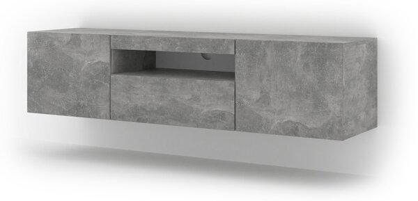 AURA TV-állvány 150 cm, beton színben