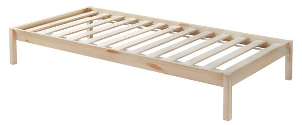Montessori emeletes ágy pótággyal, természetes, VENITA TYP 1
