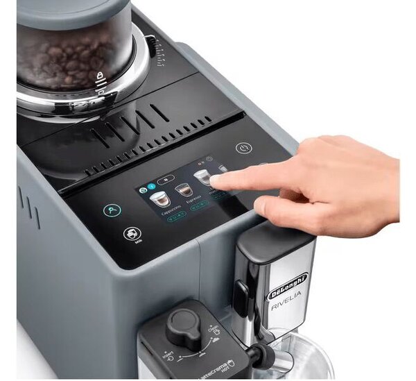 Delonghi Rivelia EXAM440.55.G Automata kávéfőző 1450 Watt - Fekete