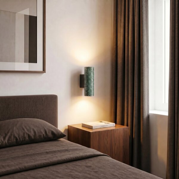 Fali Lámpa Lucande, Tavira, dimmable, Zöld, Nappali, Márvány, Modern