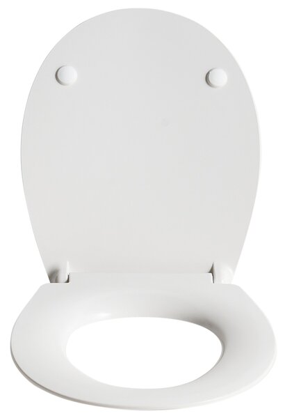 WC ülőke PUTUMAYO Vékony Lassú záródású Duroplast Fehér