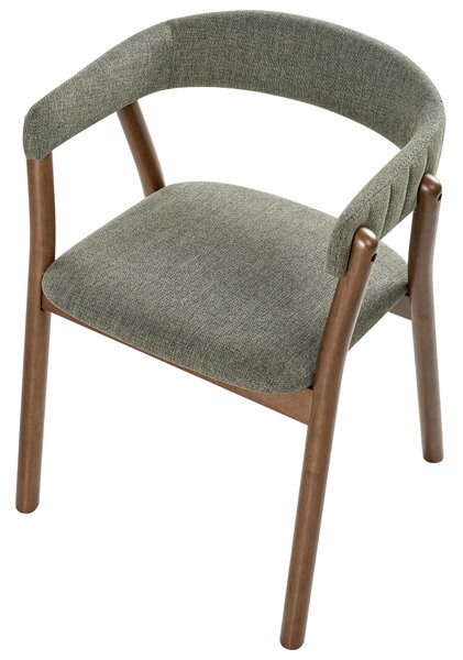 Étkezőszék kétdarabos szettben MYLO Világosbarna/zöld
