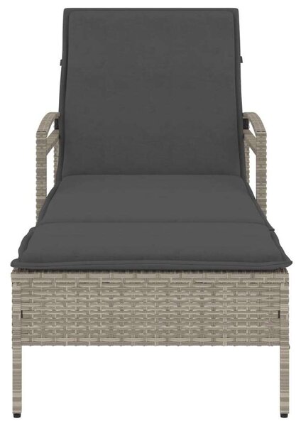 VidaXL Napozóágy - Polyrattan - 200 cm