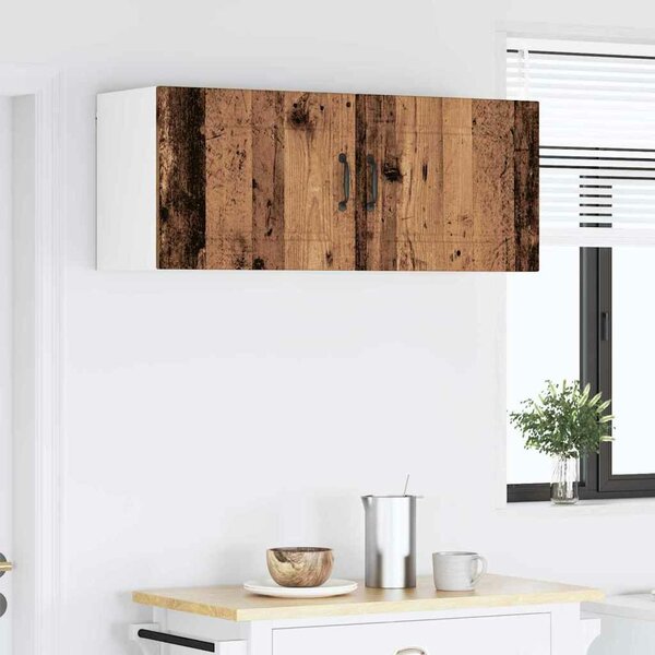VidaXL Konyhaszekrény polcokkal 2 pcs Öreg fa 50 x 31 x 40 cm Faanyag