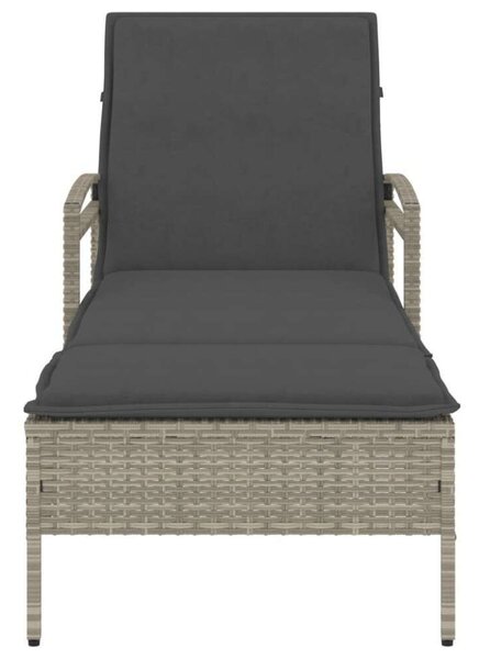 VidaXL Napozóágy - Polyrattan - 200 cm