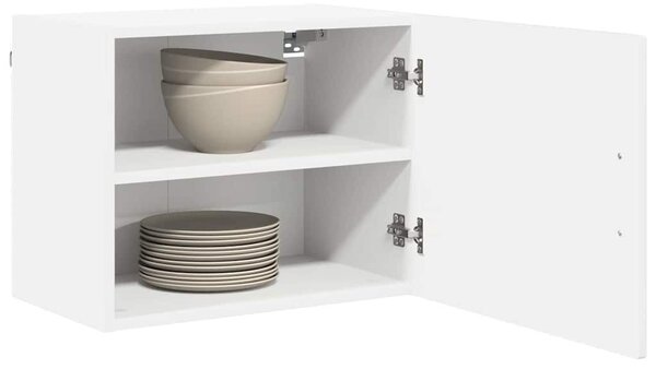 VidaXL Fali Szekrény PORTO 2 pcs Magas Fényű Fehér 50 x 31 x 40 cm