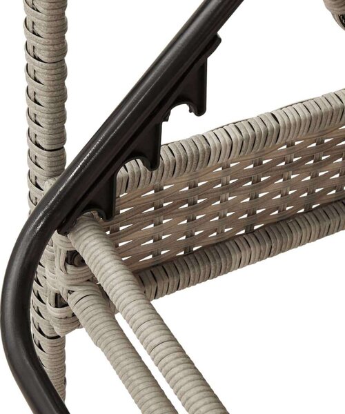 VidaXL Napozóágy - Polyrattan - 200 cm